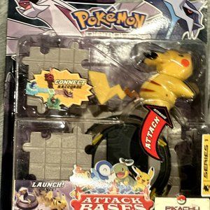 NIB Pokemon Diamond and Pearl Attack Bases PIKACHU Series 1